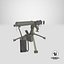 Textures PBR de mitrailleuse 8K