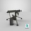 Textures PBR de mitrailleuse 8K