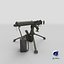 Textures PBR de mitrailleuse 8K