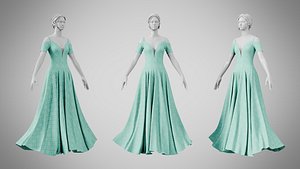 Dress 38 Cyan