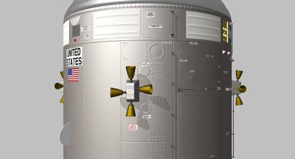 apollo command service module 3d model