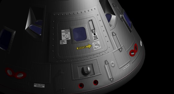 apollo command service module 3d model