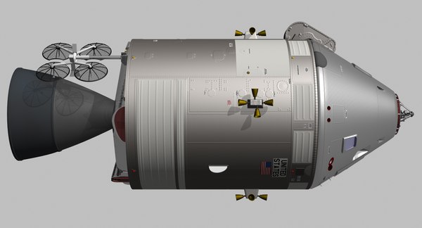 apollo command service module 3d model