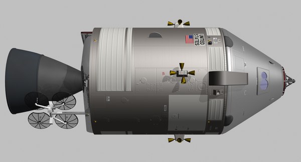 apollo command service module 3d model