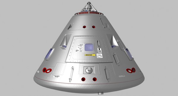 apollo command service module 3d model