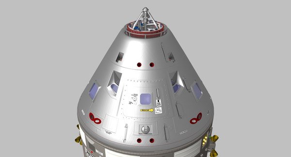 apollo command service module 3d model