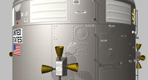 apollo command service module 3d model