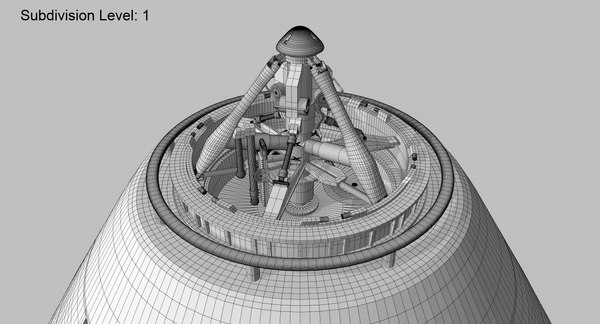 apollo command service module 3d model