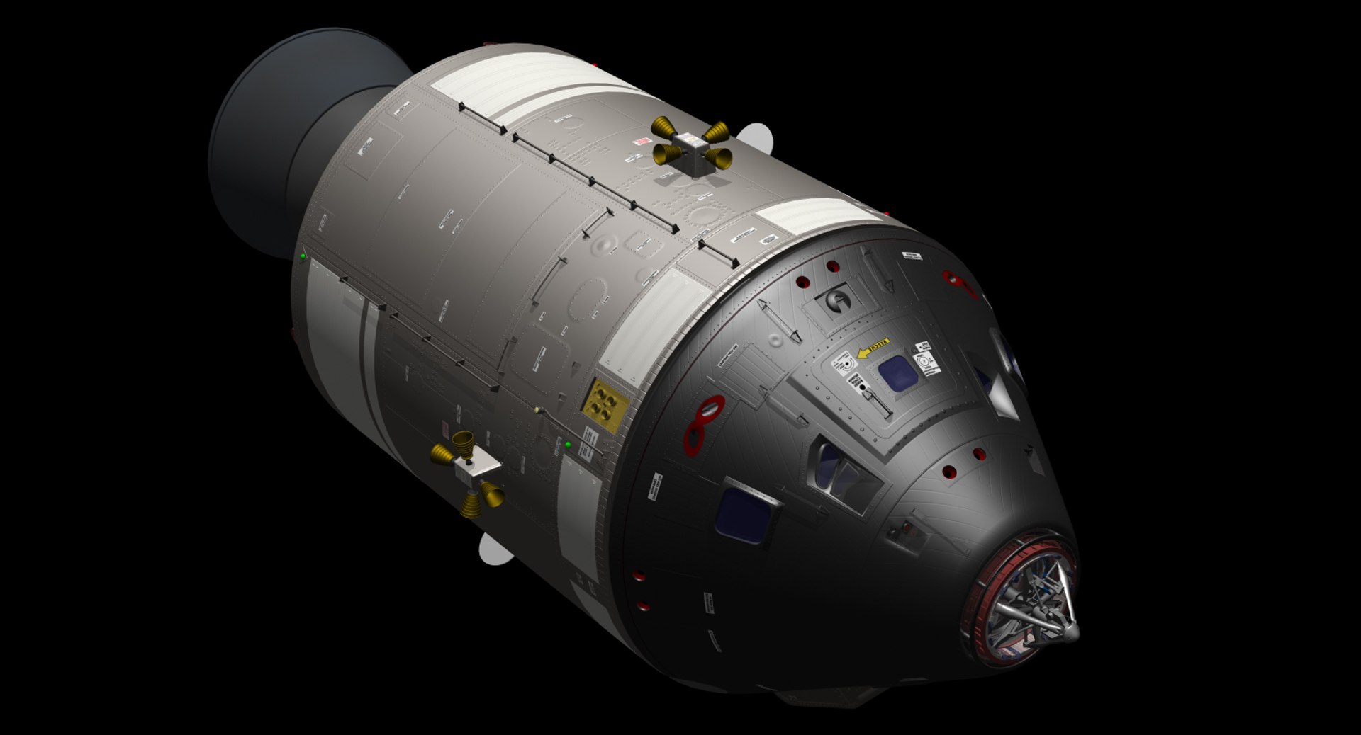 apollo command service module 3d model