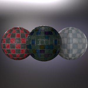 Tile Materials Pack 3D