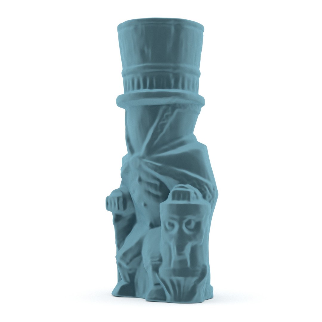 3D hatbox ghost tiki mug TurboSquid 1530597