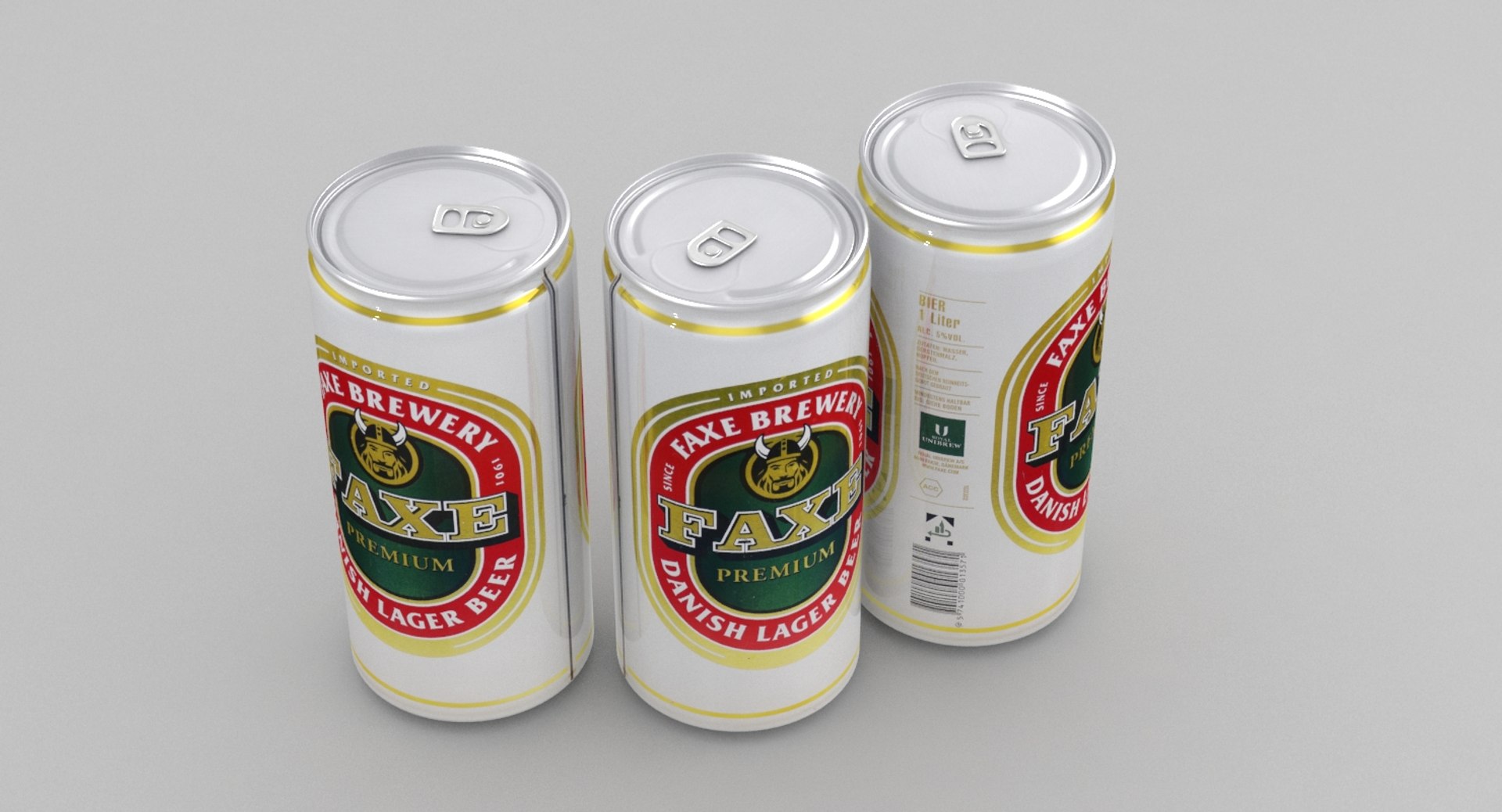 3d Beer Faxe Model