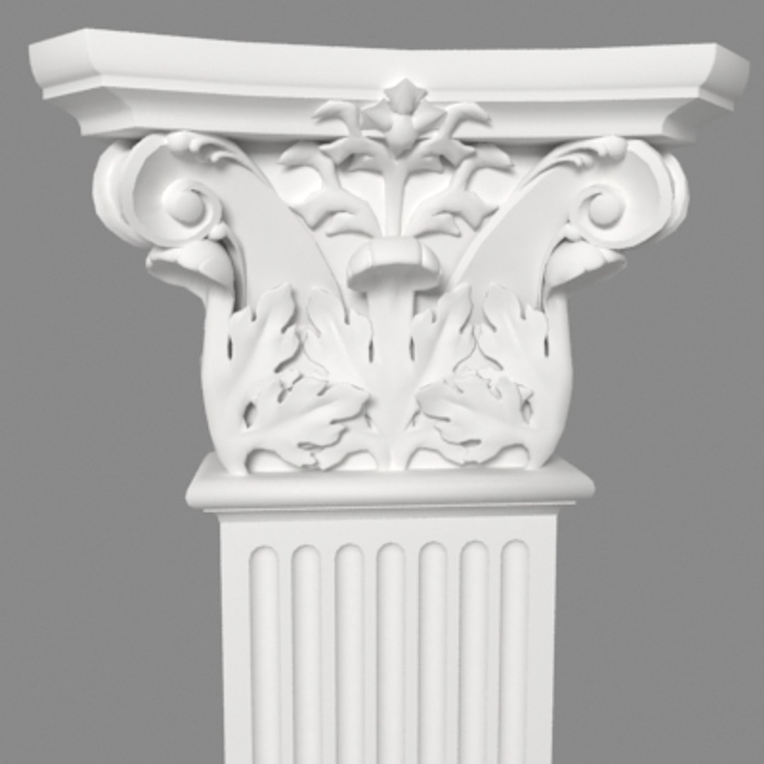 3d Corinthian Pilaster