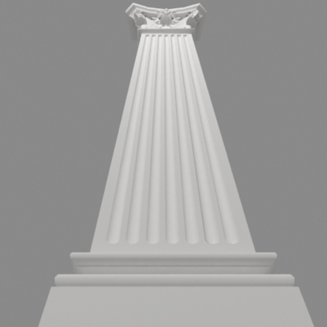3d Corinthian Pilaster