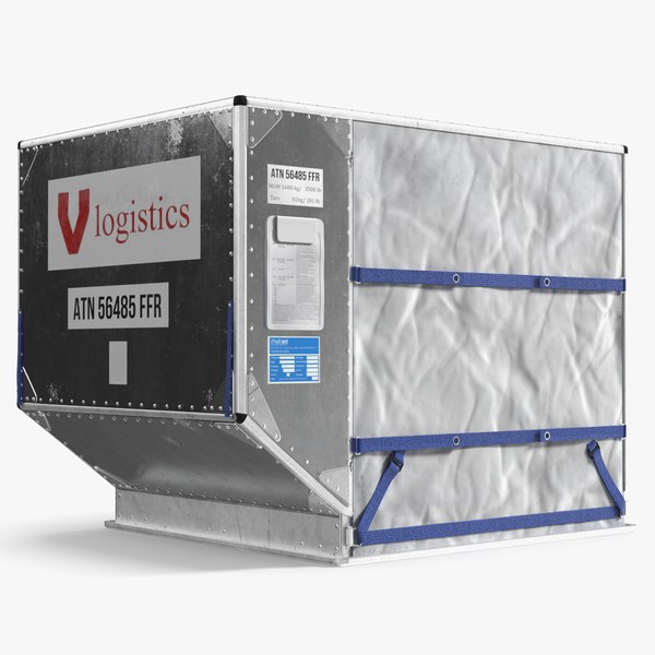 Vlogistics Aviation LD3 Aluminium-Frachtcontainer 3D-Modell ...