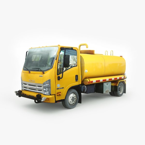 isuzu npr water tanker truck 3d max