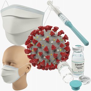3D medical stuff coronavirus