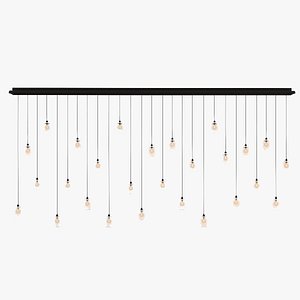Glass Jar Lighting Bulbs 3D model