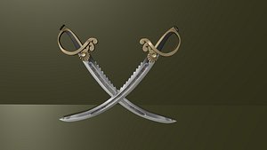3d model swords