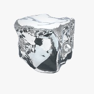 3d model realistic ice cube