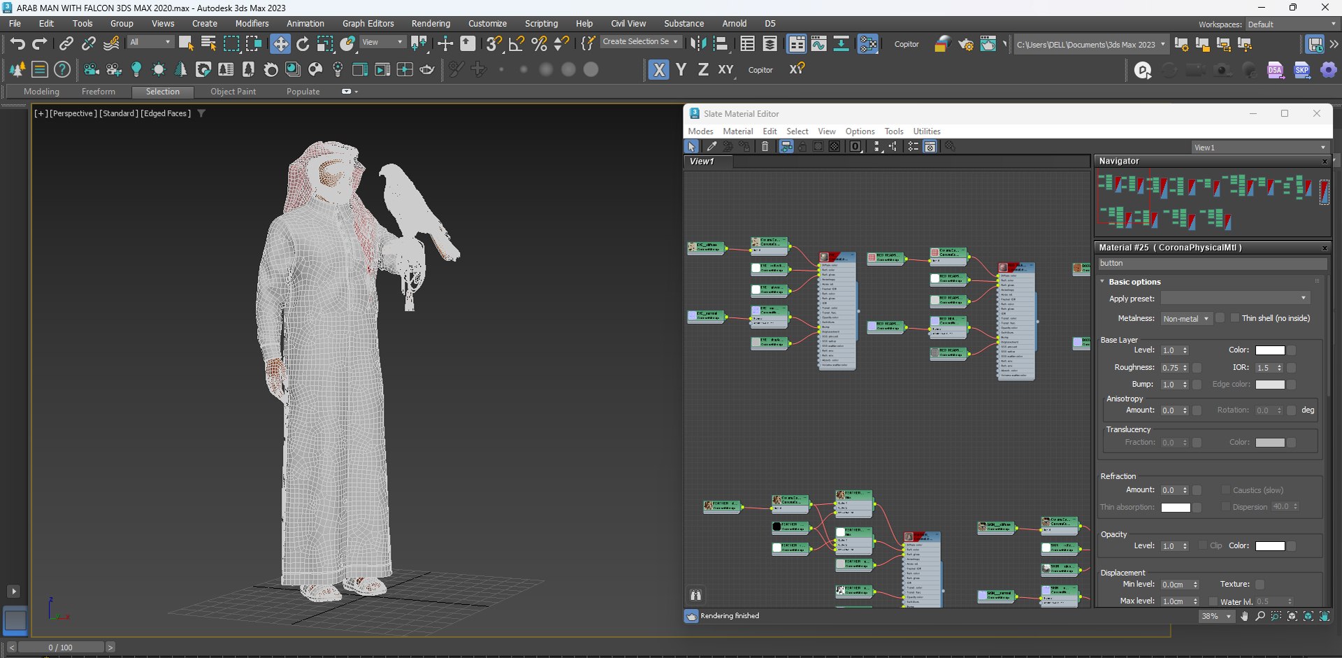 3D model arab man with falcon https://p.turbosquid.com/ts-thumb/VD/O7vNAz/B8/3dsmaxscreenshot/jpg/1758183058/1920x1080/fit_q87/8de770370c4299aaef28c0723ba9fa2157507d60/3dsmaxscreenshot.jpg