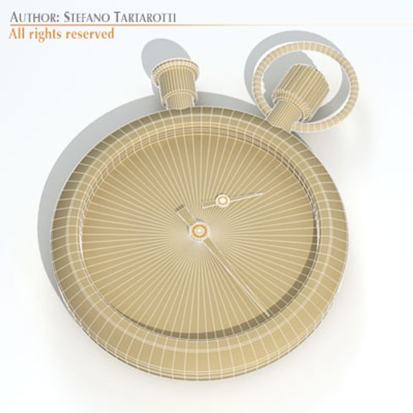 stopwatch timer chronograph 3d model