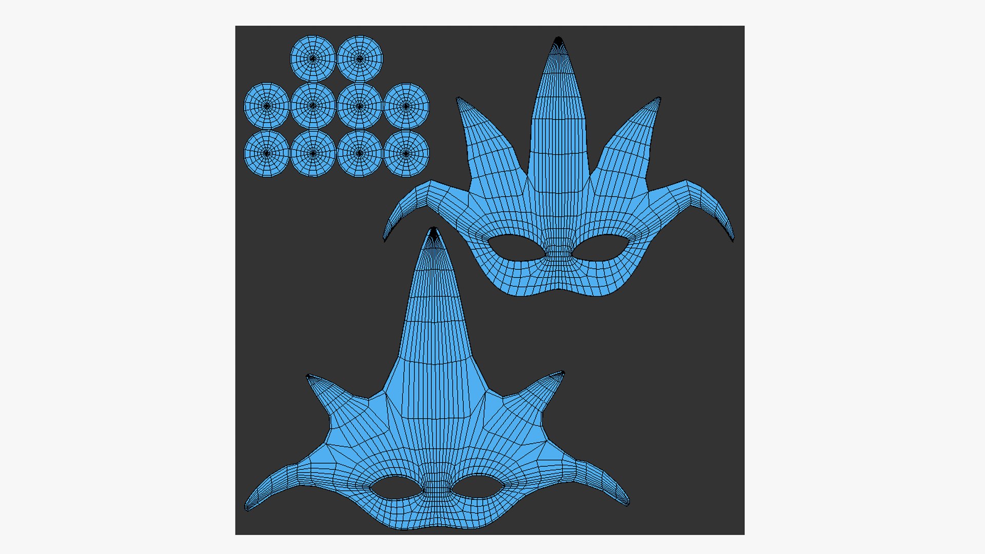 3D Carnival Mask H10 White Blue - Costume Character Design model https://p.turbosquid.com/ts-thumb/VD/Pnw2Bl/3F/hzuv/png/1702301203/1920x1080/fit_q87/e49cc3b7726d104d8b562211a16562ac61eba5fb/hzuv.jpg