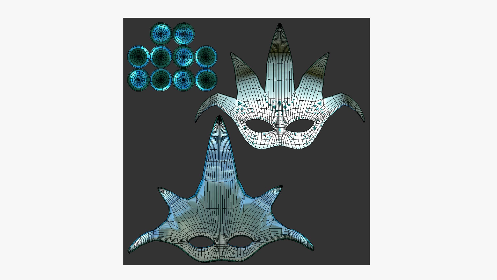 3D Carnival Mask H10 White Blue - Costume Character Design model https://p.turbosquid.com/ts-thumb/VD/Pnw2Bl/8Z/h10uv/png/1702301184/1920x1080/fit_q87/712751c83b5b64f1a2df445ef42edc5d19ec9fe2/h10uv.jpg