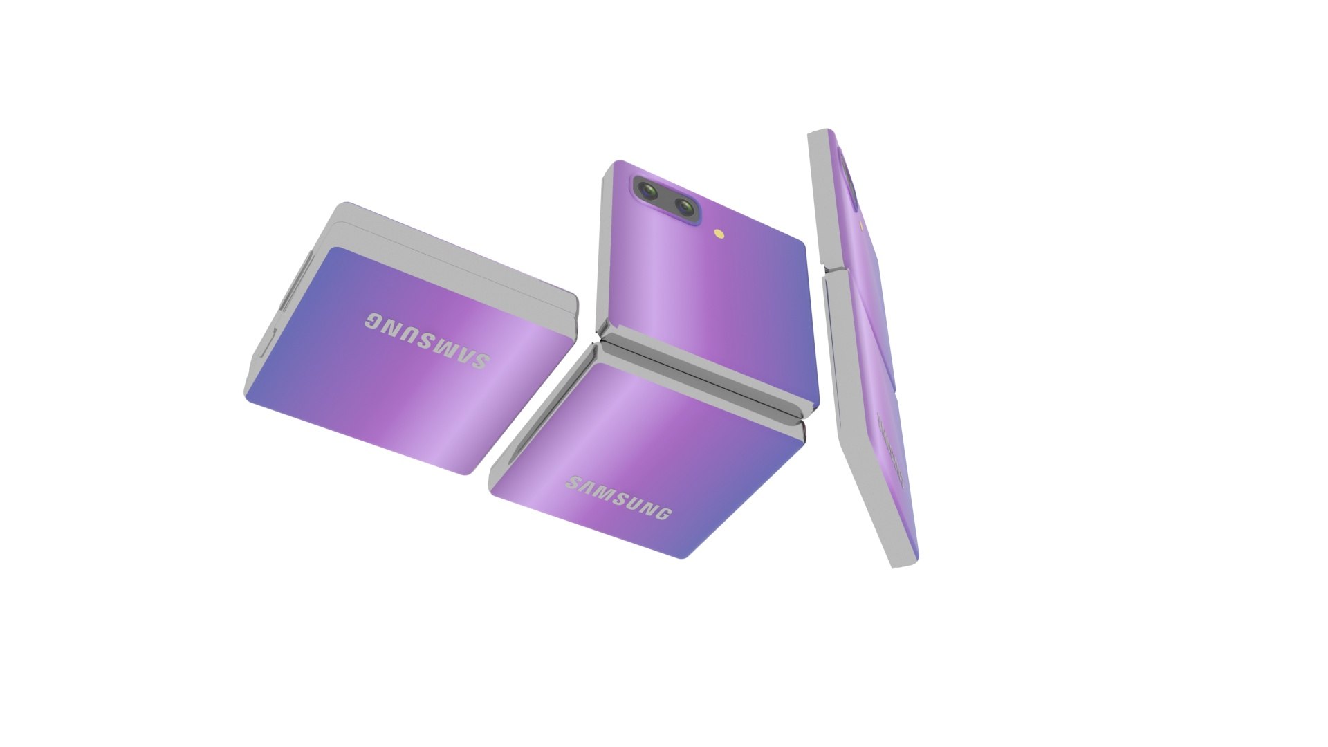 Samsung Galaxy Z Flip 3D model https://p.turbosquid.com/ts-thumb/VD/QfdLsG/Iv/samsunggalaxyzflip17/jpg/1640884312/1920x1080/fit_q87/77634a0175d3790fde300a91d527132437b59c79/samsunggalaxyzflip17.jpg