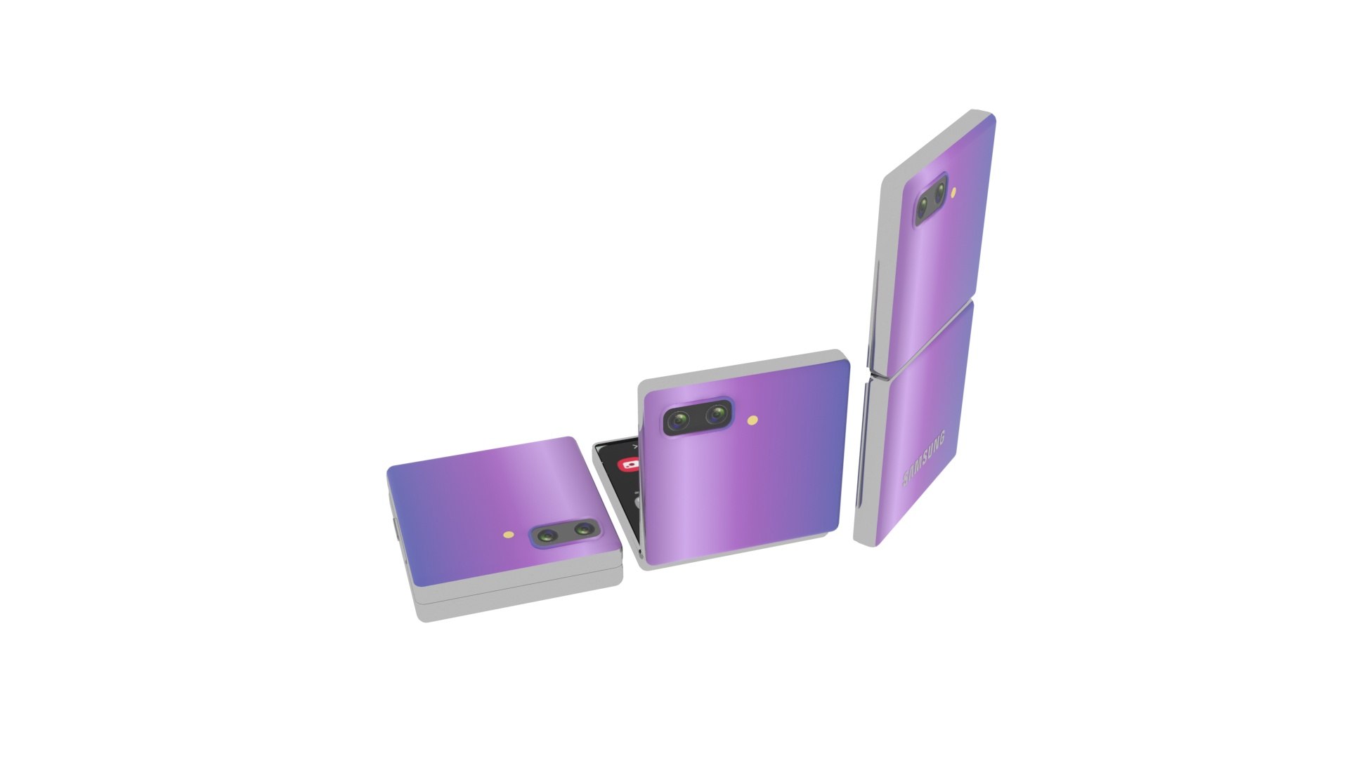 Samsung Galaxy Z Flip 3D model https://p.turbosquid.com/ts-thumb/VD/QfdLsG/TW/samsunggalaxyzflip13/jpg/1640884312/1920x1080/fit_q87/1ebf4a85a2d06ffef4e21f04466399c131918a69/samsunggalaxyzflip13.jpg