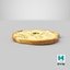 3D bread chips roll 01 model