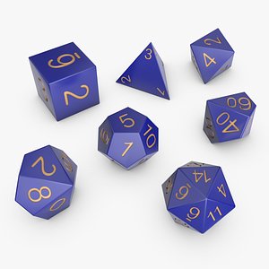 Polyhedral Dice Set