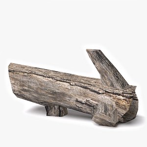 dead log 3d model