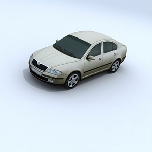 skoda octavia vehicle car 3d 3ds