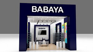 3D model Shoes Shop and Store 3d Max Model 2018 - Vray