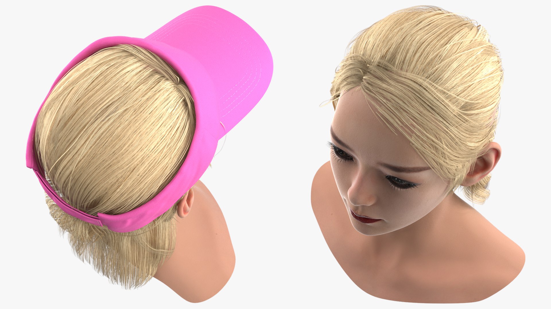 Tennis Visor on Blonde Female Head Pink model https://p.turbosquid.com/ts-thumb/VD/fT5v9b/Vu/tennis_visor_on_blonde_female_head_pink_004/jpg/1773708679/1920x1080/fit_q87/1b266b35e62faff7dbf94db15bf61aac67be4fc3/tennis_visor_on_blonde_female_head_pink_004.jpg