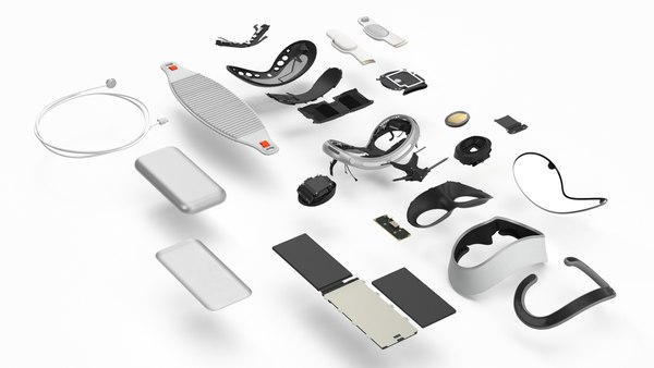 Apple Vision Pro 분해도 3D 모델 - TurboSquid 2250648