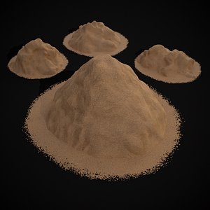3D model Wheat Grain Piles