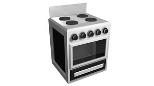 3D Smart Electric Countertop Stove Gray - TurboSquid 2137558