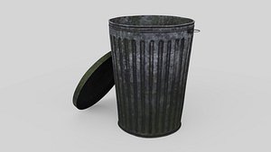 dustbin 3 old 3D model