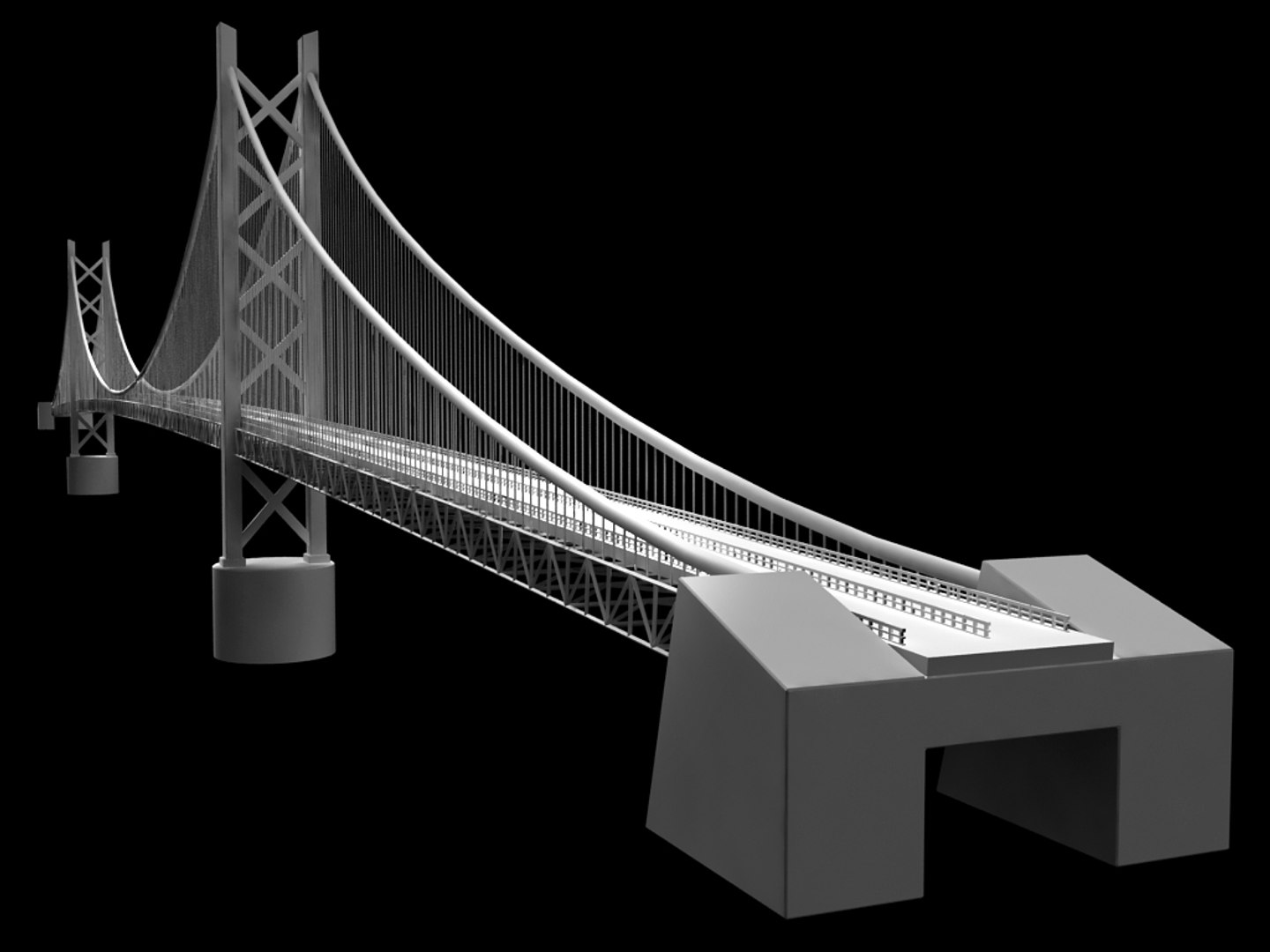 Bridge 3. Акаси-кайкё мост модель. Мост Акаши-Кайкио. 3d модель моста Низкополигональная. Мосты для 3д Макс.