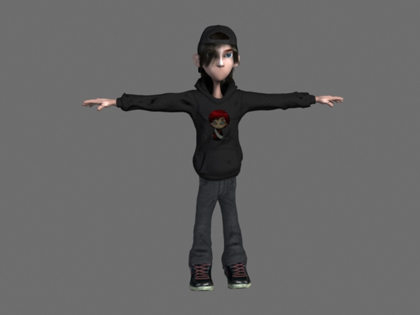 3d Model Skater Skate