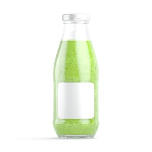 Juice Glass Bottle Kiwi - kiwis smoothie drink jar