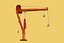 ELECTRIC REMOTE WINCH HOIST SWIVEL LIFTING CRANE HOOK JIB TRUCK