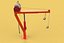 ELECTRIC REMOTE WINCH HOIST SWIVEL LIFTING CRANE HOOK JIB TRUCK