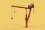 ELECTRIC REMOTE WINCH HOIST SWIVEL LIFTING CRANE HOOK JIB TRUCK