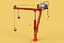 ELECTRIC REMOTE WINCH HOIST SWIVEL LIFTING CRANE HOOK JIB TRUCK