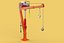 ELECTRIC REMOTE WINCH HOIST SWIVEL LIFTING CRANE HOOK JIB TRUCK