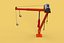 ELECTRIC REMOTE WINCH HOIST SWIVEL LIFTING CRANE HOOK JIB TRUCK