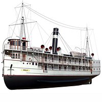 VINTAGE PASSENGER STEAMSHIP